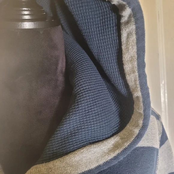 Vtg Hollister Spellout Striped Hoodie - Picture 3 of 7